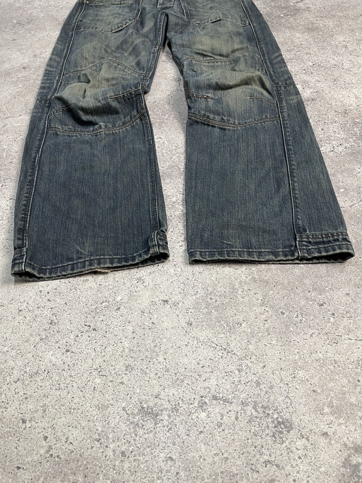 Other Vintage G-Star Raw Denim Jeans Embroidered Big Logo Y2K Size US 32 / EU 48 - 7 Thumbnail