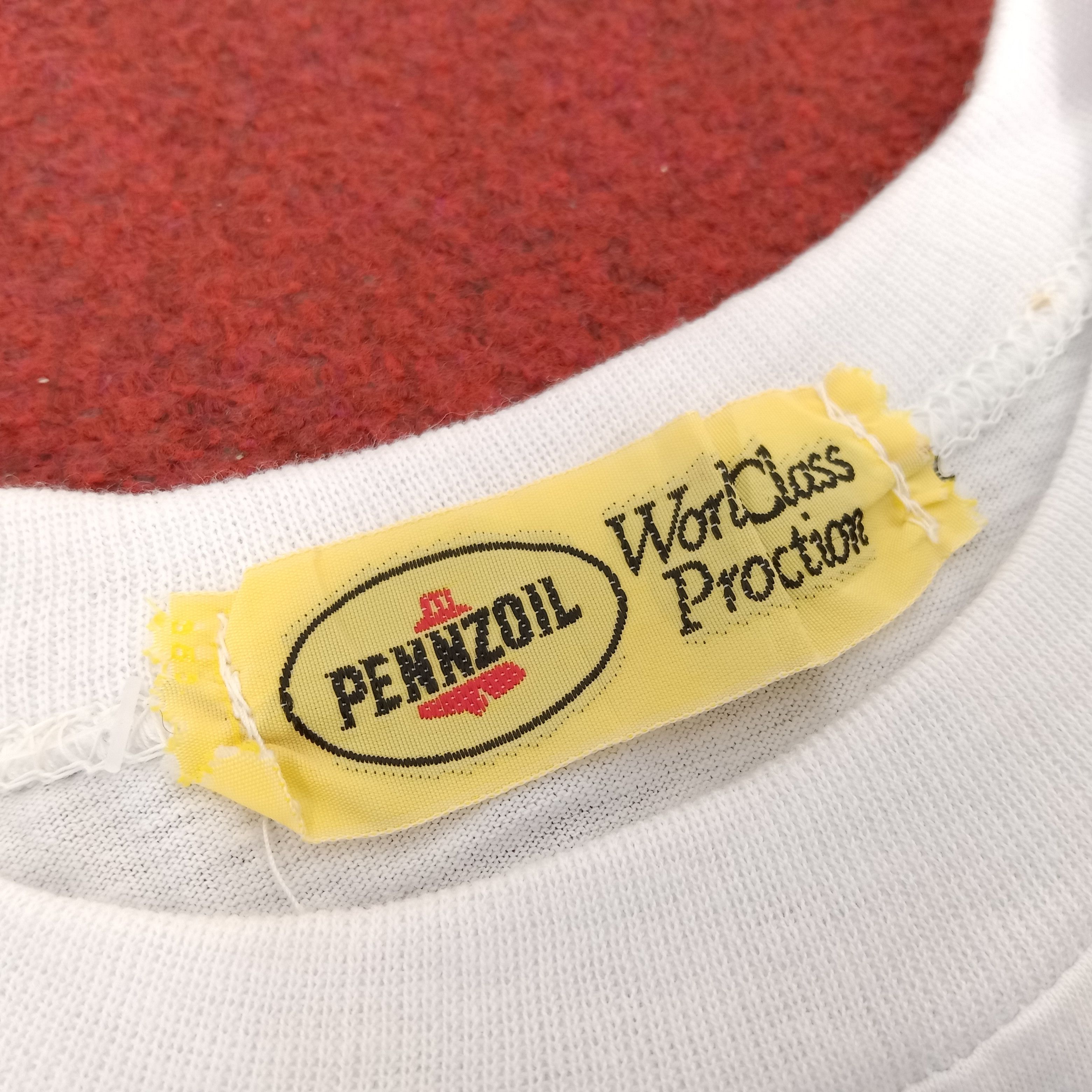 Vintage Pennzoil Motorsports Oil Vintage Tshirt Size US M / EU 48-50 / 2 - 7 Thumbnail