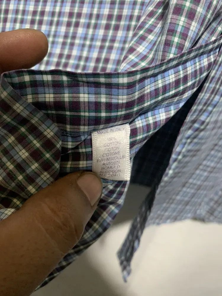 Ralph Lauren Purple Label Vintage RL Purple Label plaid cotton shirt Size US M / EU 48-50 / 2 - 12 Thumbnail