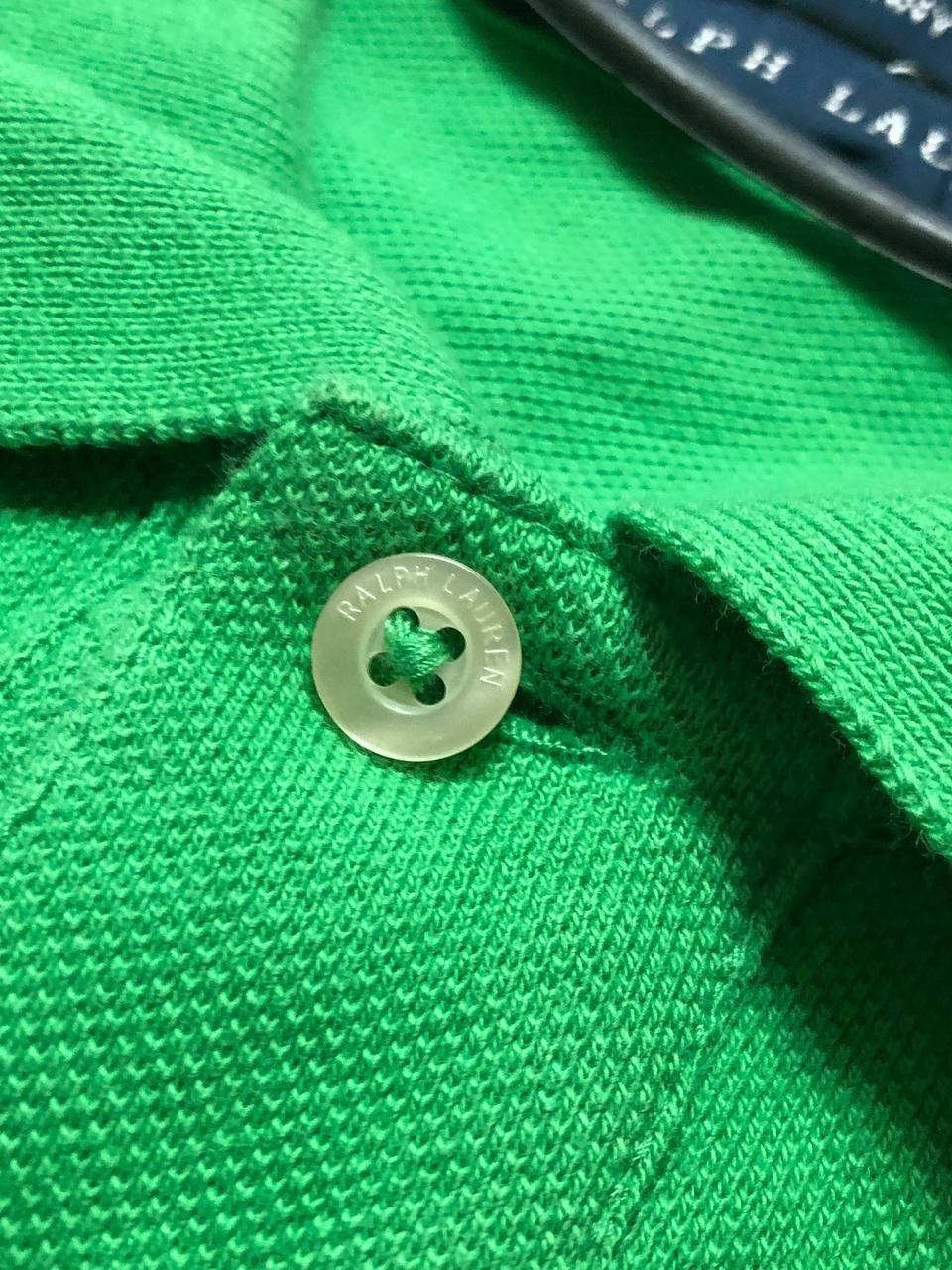 Polo Ralph Lauren Ralph Lauren Green Logo Embroidered Cotton Skinny Polo Size S / US 4 / IT 40 - 5 Thumbnail