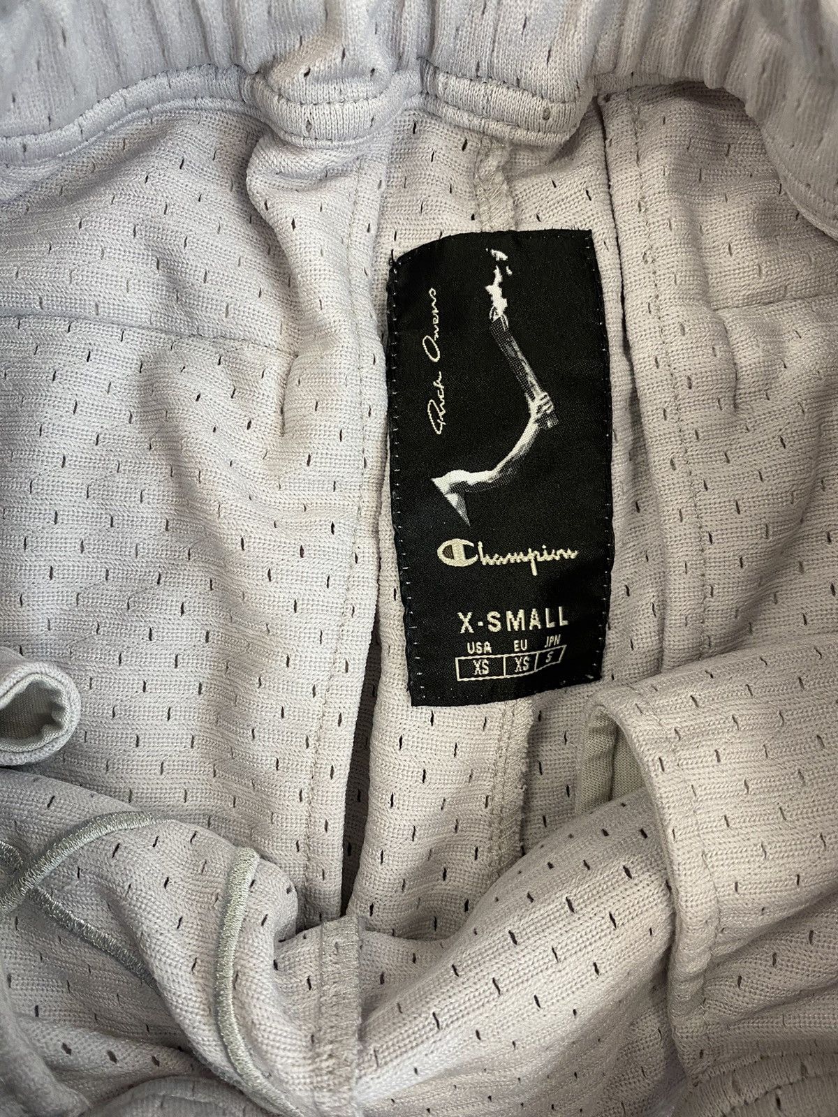 Champion × Rick Owens Rick Owen’s X Champion Mesh Pants Joggers X-SMALL Size US 29 - 3 Thumbnail