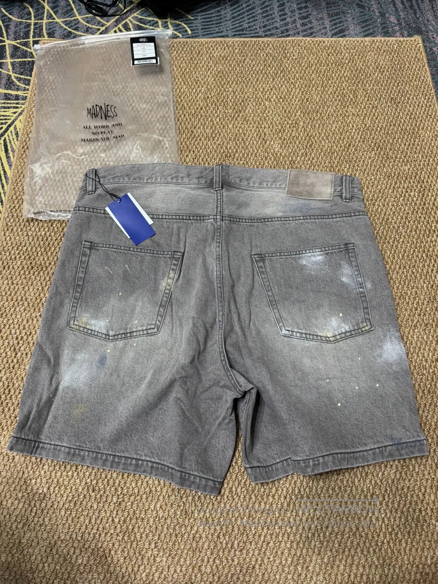 Madness MADNESS CRUSH Denim Shorts. Size US 36 / EU 52 - 6 Thumbnail