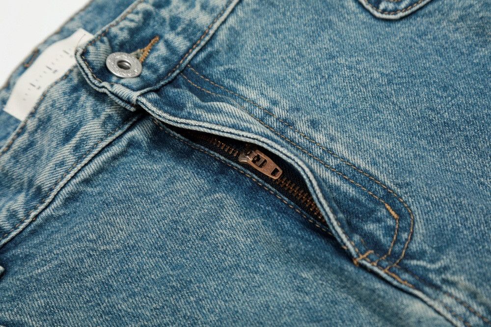 Japanese Brand × Jean Men's punk loose wide-leg workwear machete washed jeans Size US 32 / EU 48 - 4 Thumbnail