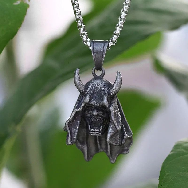 Japanese Brand × Jewelry Unique Black Skull Pendant Necklace 2025 Size ONE SIZE - 1 Thumbnail