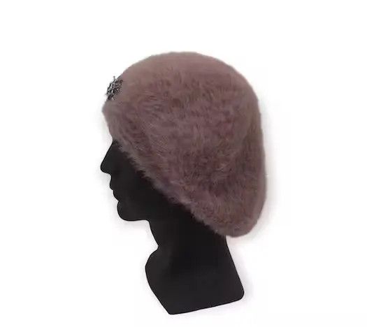 Zara Zara Plain Fleece Design Beanie Hat Size ONE SIZE - 2 Thumbnail