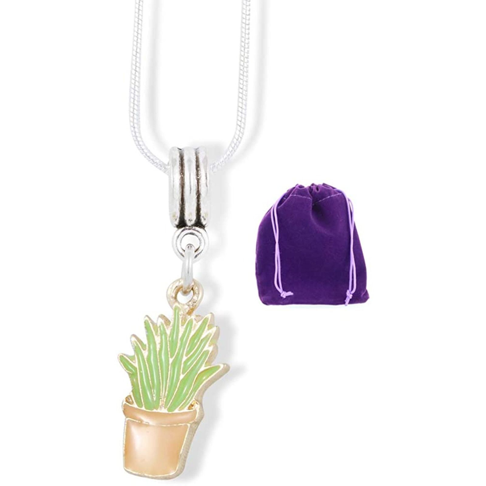 & Other Stories Aloe Vera Necklace - Cactus Necklace Or Succulent Necklace Size ONE SIZE - 1 Thumbnail