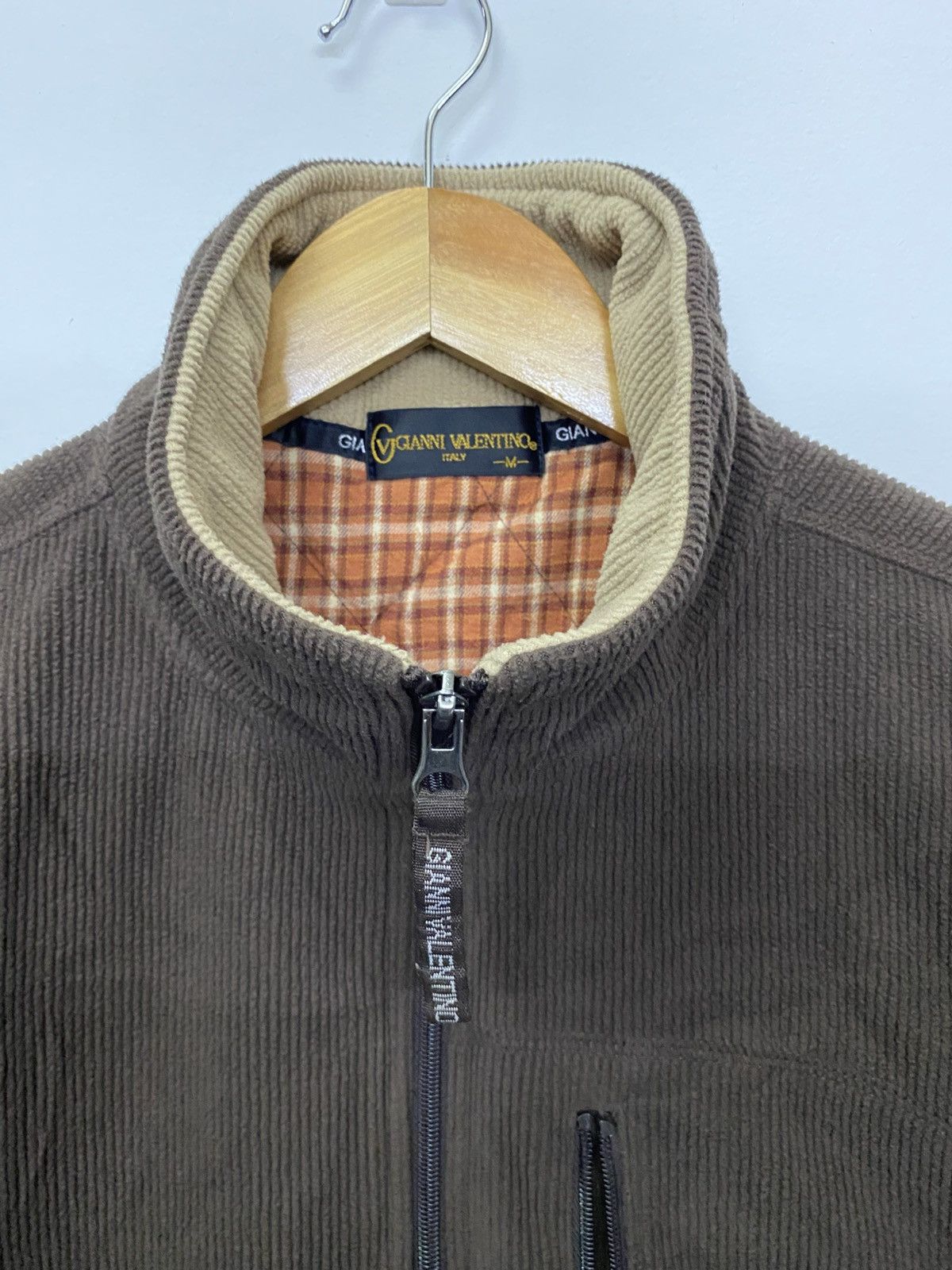 Gianni Valentino Gianni Valentino Small Logo Embroidery Corduroy Jacket Size US M / EU 48-50 / 2 - 7 Thumbnail