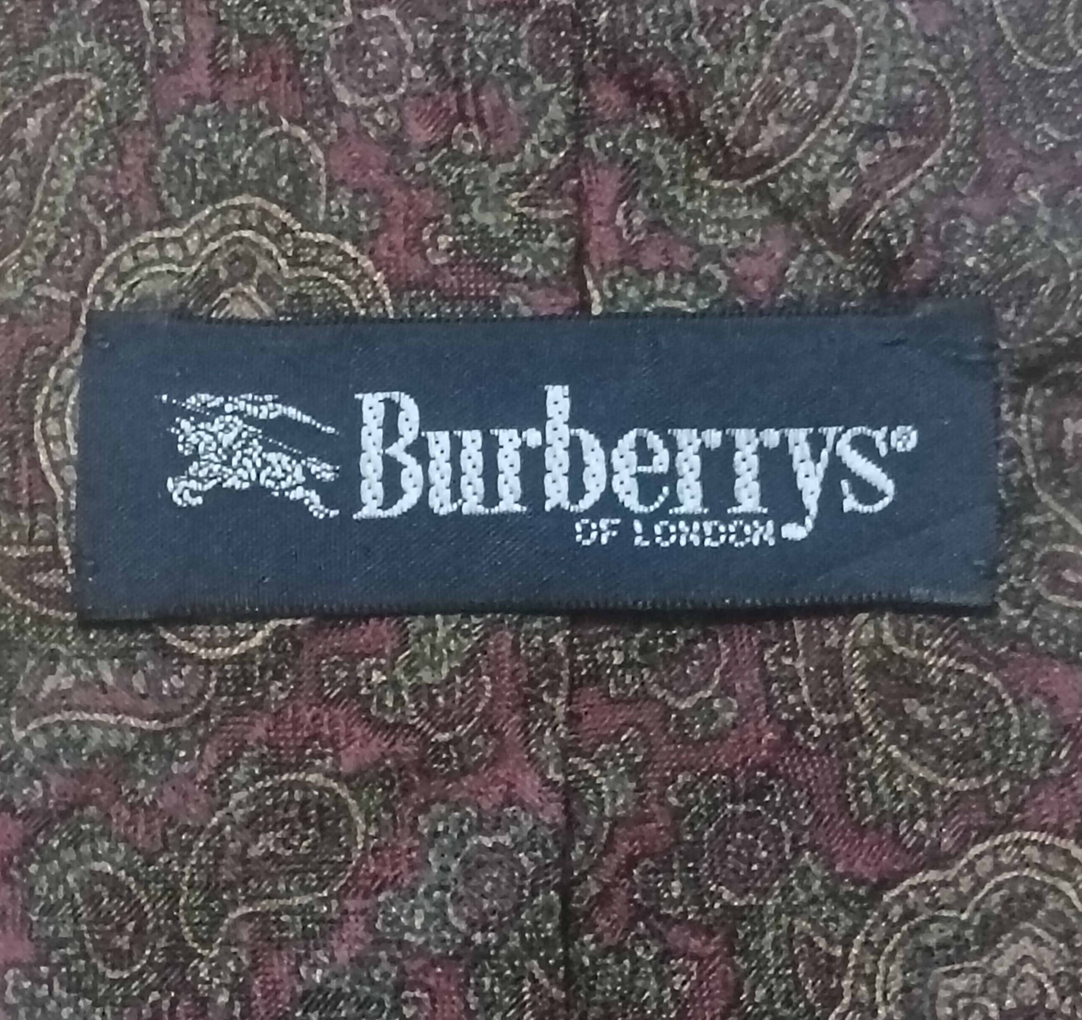 Burberry × Japanese Brand BURRBERRYS SILK PAISLEE TIE Size ONE SIZE - 5 Thumbnail