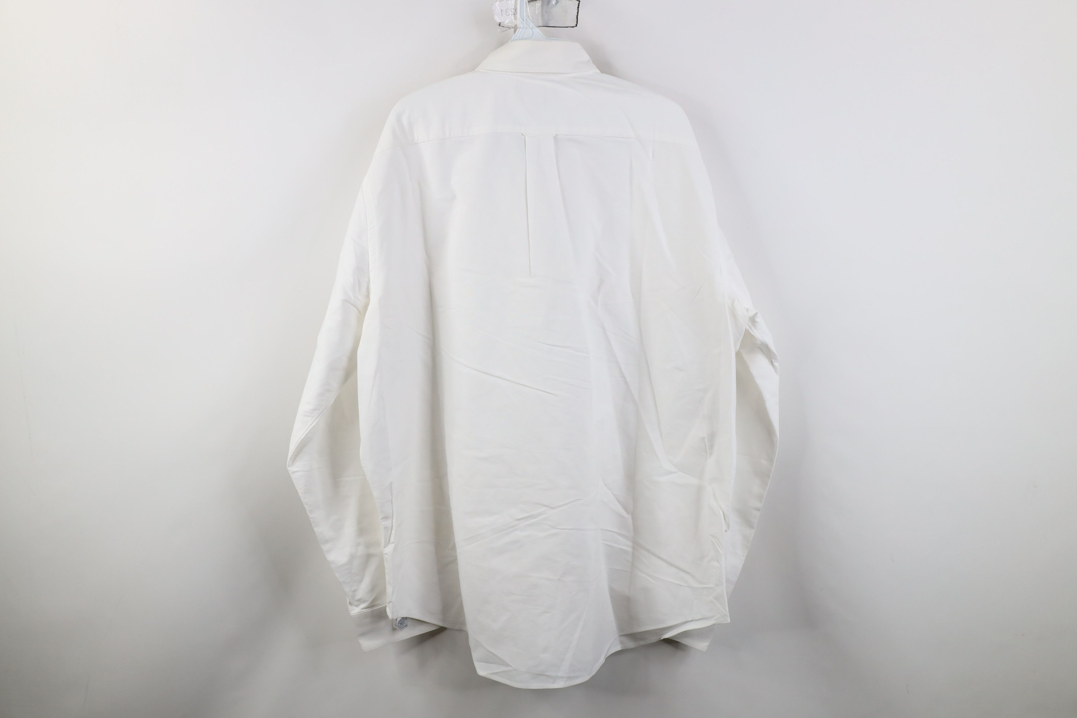 Lands' End Vintage 90s Y2K Lands End Collared Button Down Shirt White Size US L / EU 52-54 / 3 - 9 Thumbnail