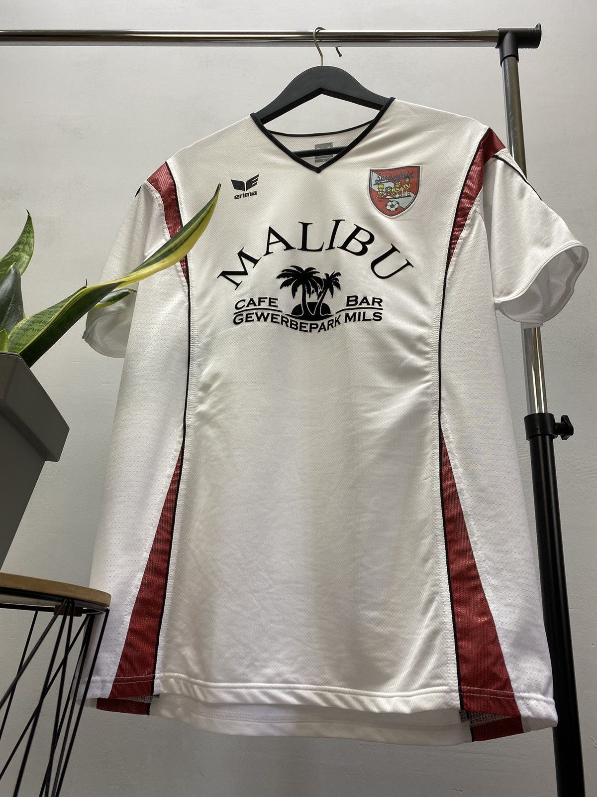 Vintage The Simpsons Erima Springfield #14 Skinner Soccer Jersey Size US L / EU 52-54 / 3 - 19 Thumbnail