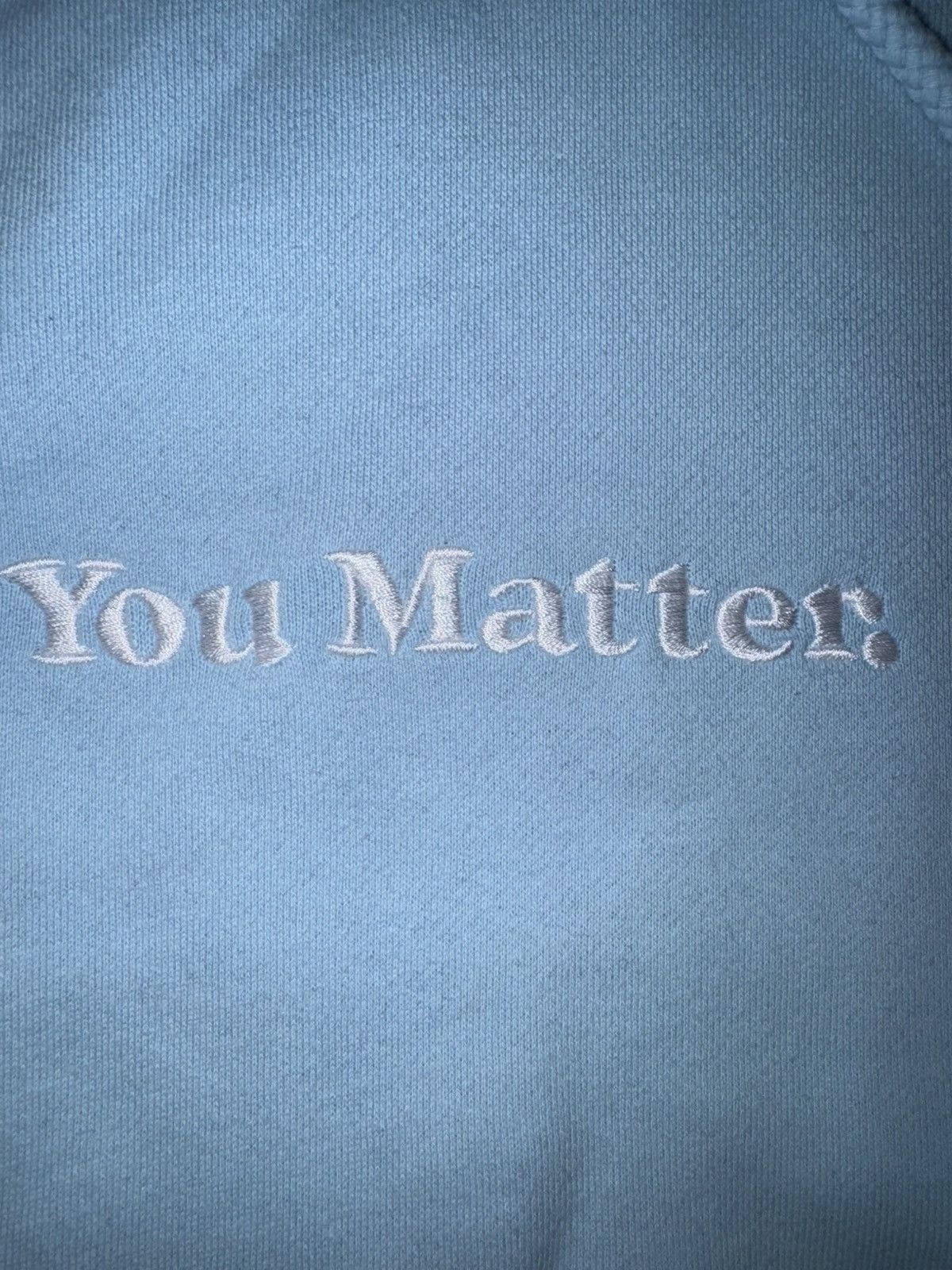 You Matter by Demetrius Harmon YOU MATTER BY DEMETRIUS HARMON BABY BLUE HOODIE SIZE MEDIUM Size US M / EU 48-50 / 2 - 2 Thumbnail