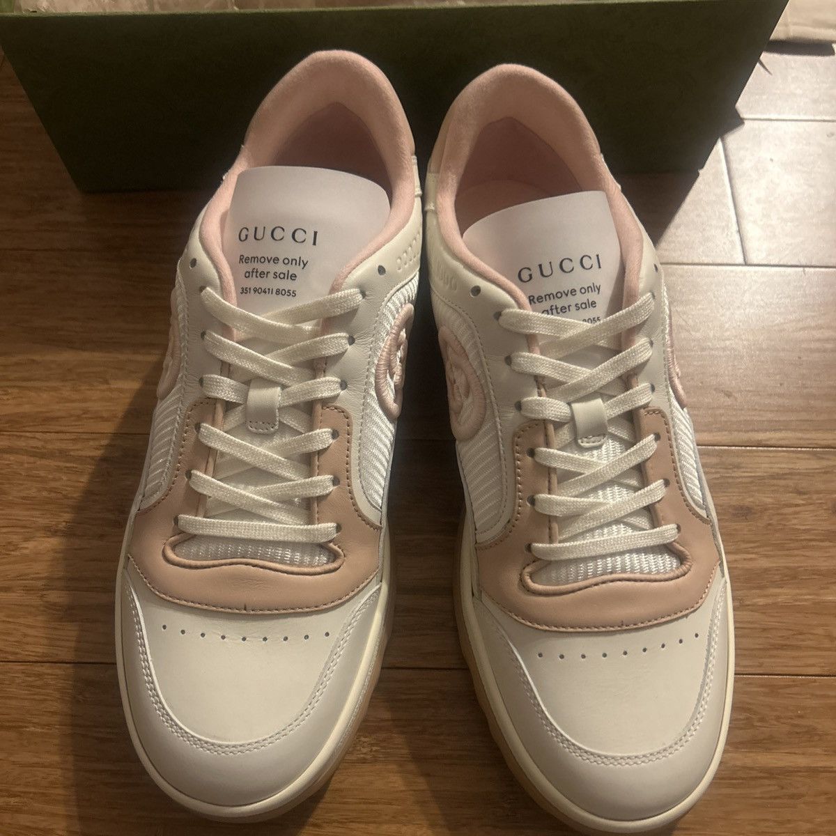 Gucci Gucci MAC80 Low Top Leather Skateboard Sneakers Size US 9.5 / IT 39.5 - 4 Thumbnail