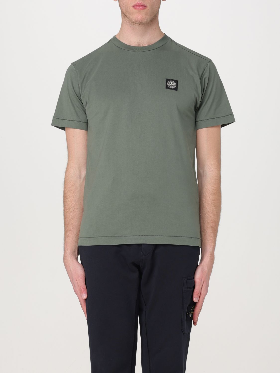 image of Stone Island T-Shirt Men Military (Size 2XL)