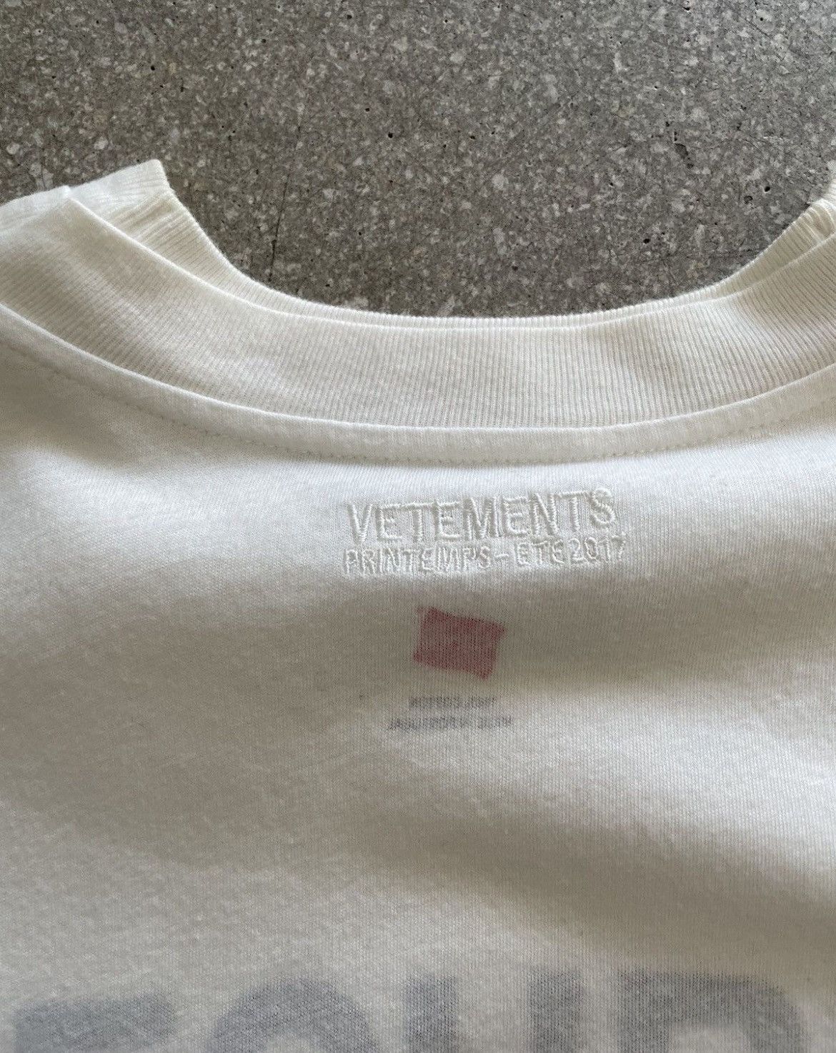 Hanes × Vetements Vetements x Hanes SS17 Securite double layer Securite Tshirt Size US S / EU 44-46 / 1 - 6 Thumbnail