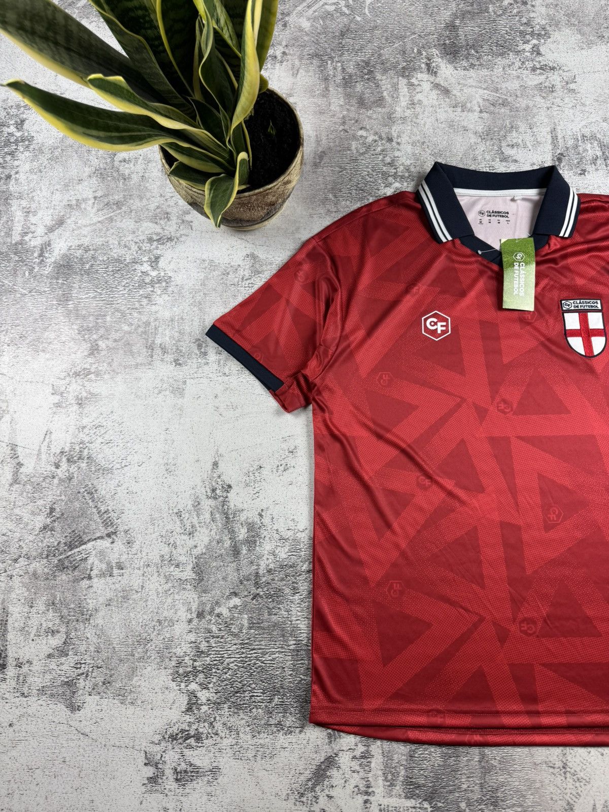 Vintage England Retro Classicos De Futebol NEW Men Vintage Soccer Football Shirt Jersey Size US M / EU 48-50 / 2 - 2 Thumbnail