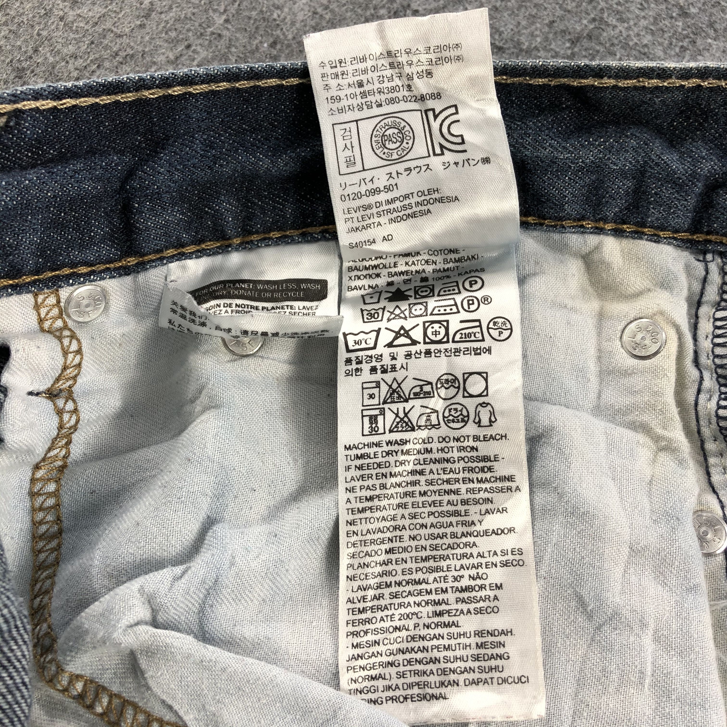 Levi's Vintage Distess Levis 514 Jeans-J977 Size US 37 - 11 Thumbnail