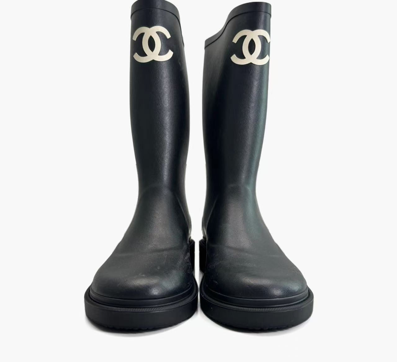 Chanel Chanel Retro Black Boots 38 Women Size US 8 / IT 38 - 1 Thumbnail