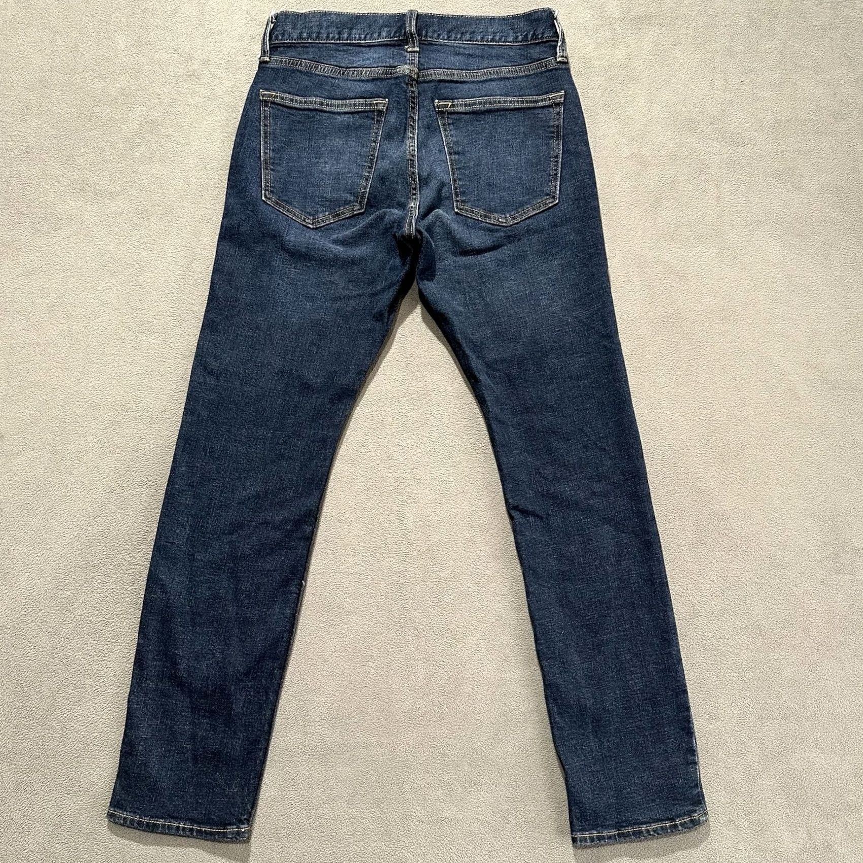 Old Navy Vintage Old Navy Jeans Mens 29x30 (29x29) Light Denim Slim Fit Utility Pants - Worn Condition Size US 29 - 2 Thumbnail
