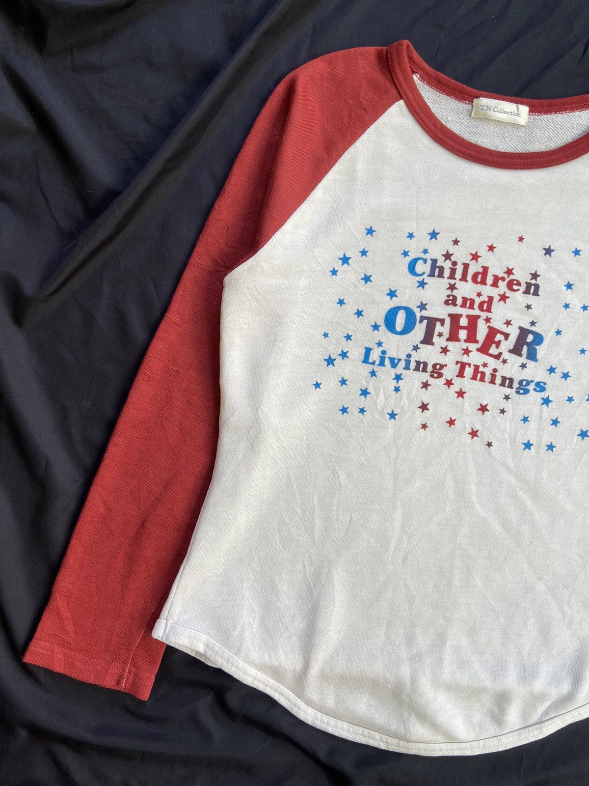 Japanese Brand CHILDREN AND OTHER LIVING THINGS RAGLAN TEE Size US S / EU 44-46 / 1 - 2 Thumbnail