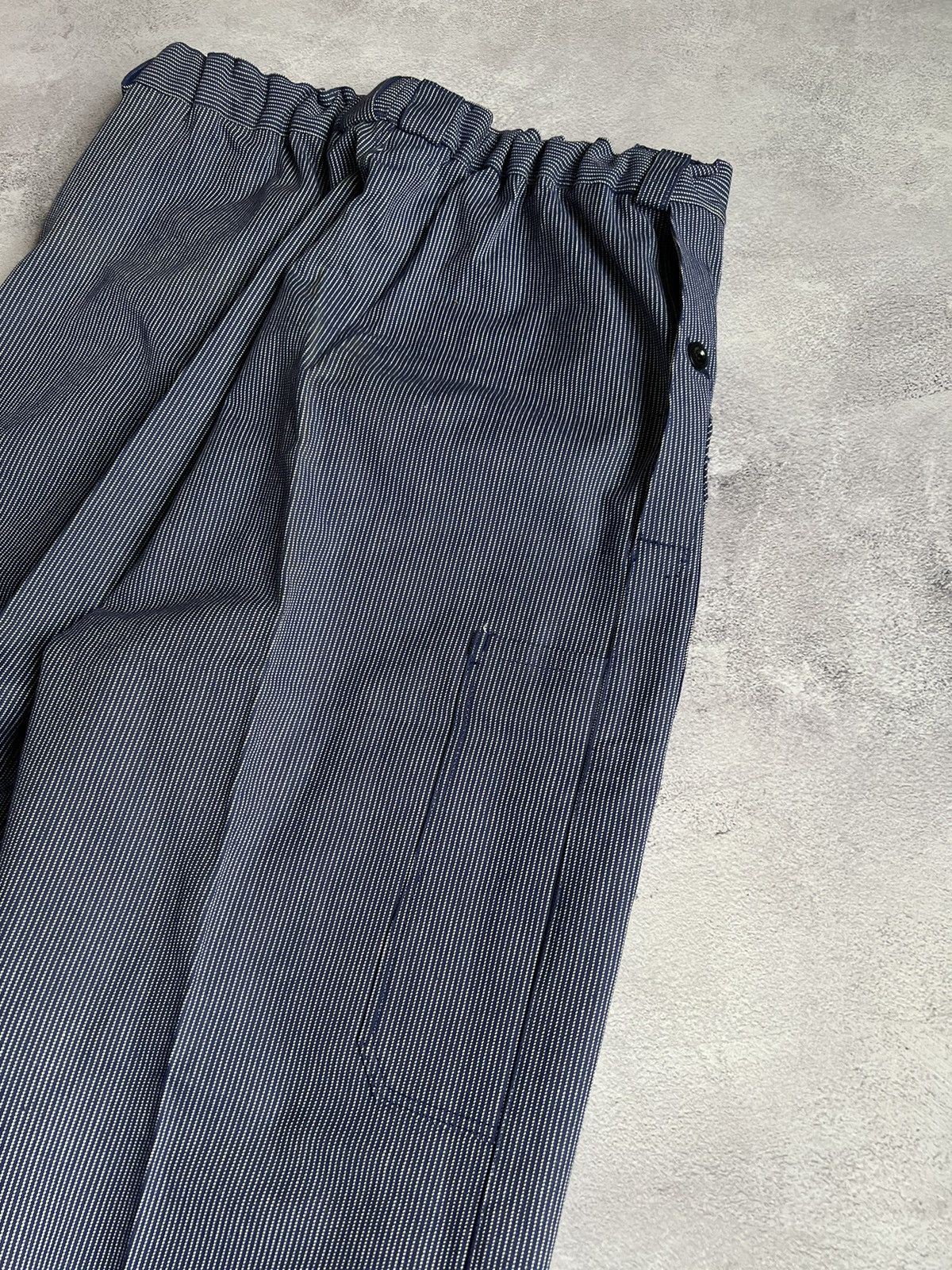 Le Laboureur Vintage 80s French Lutteurs Striped Sanfor Work Pants Size L Size US 36 / EU 52 - 10 Thumbnail