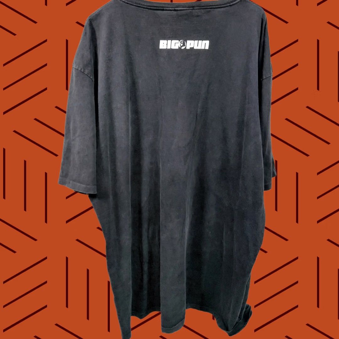 Vintage VINTAGE BIG PUN Graphic Print T-Shirt Men 3X Black Short Sleeve USA Logo 2000s Mens Size US XXL / EU 58 / 5 - 1 Thumbnail