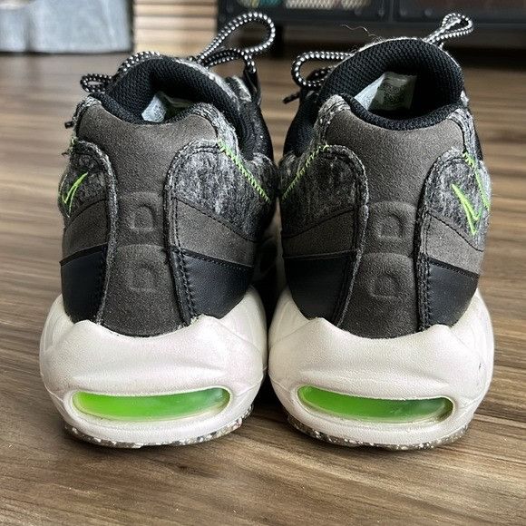 Nike Nike Air Max 95 Move to Zero “Recycled Felt ” Black/Electric Size US 10.5 / EU 43-44 - 5 Thumbnail