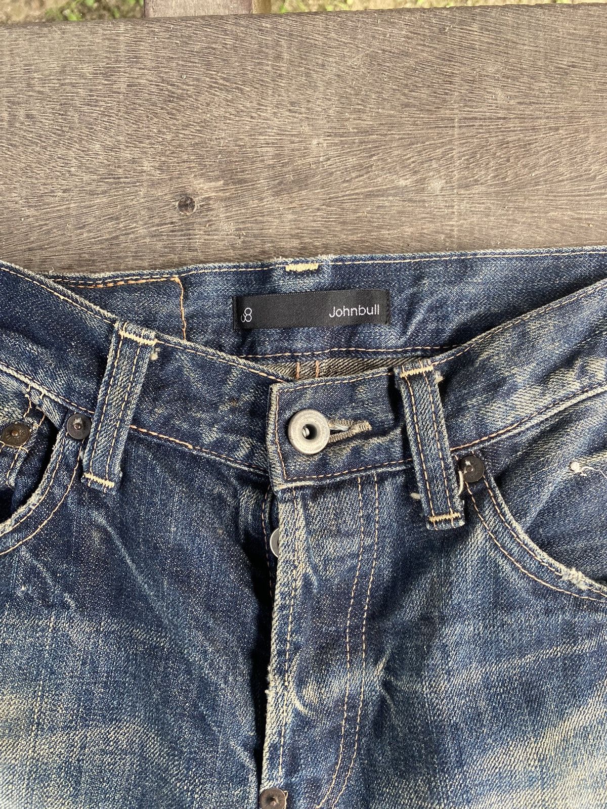 Johnbull 🔥 Japanese Brands 🔥 Vintage John Bull Denim (Distressed) Size US 30 / EU 46 - 7 Thumbnail