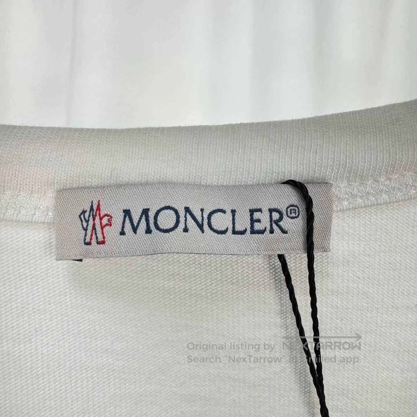 Moncler Moncler Embroidered Printed Letter T-Shirt. Size US L / EU 52-54 / 3 - 5 Thumbnail