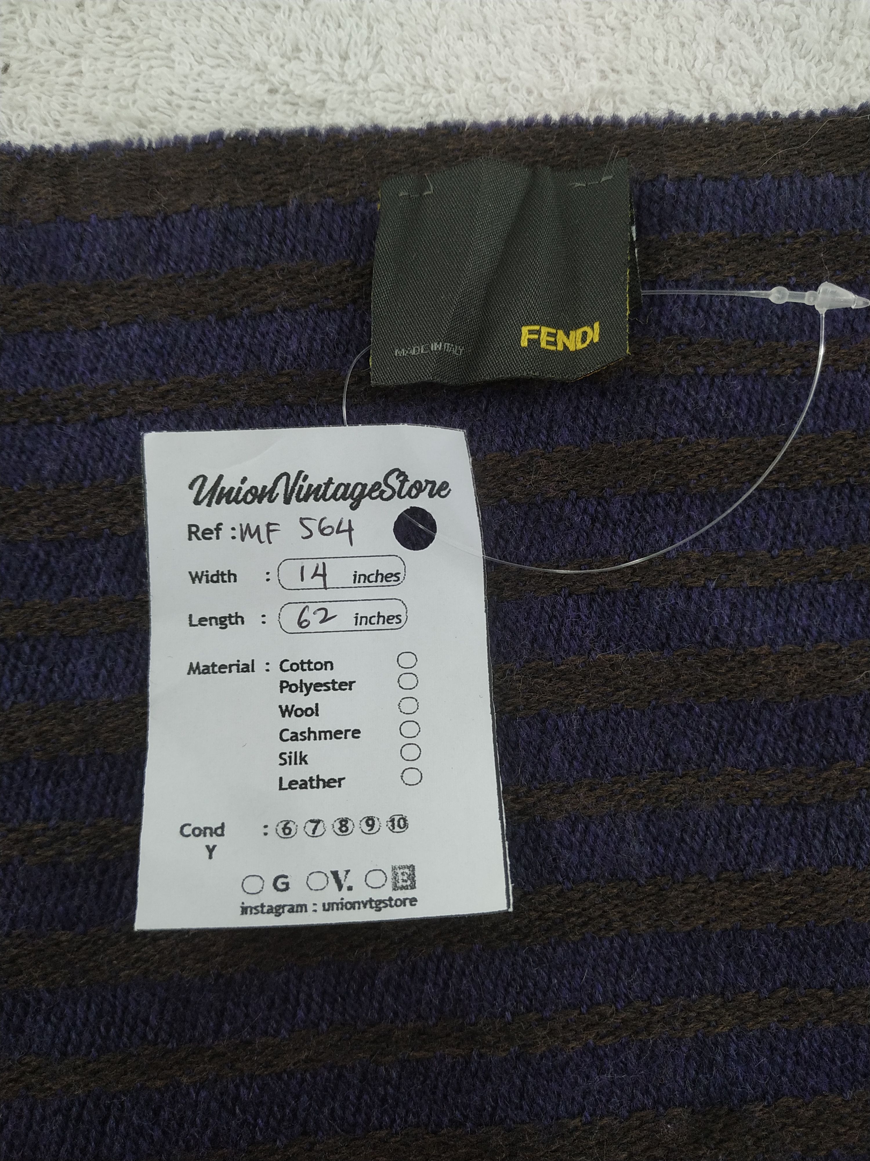 Fendi Vintage Fendi Scarf/Muffler/Neckwear MF564 Size ONE SIZE - 4 Thumbnail