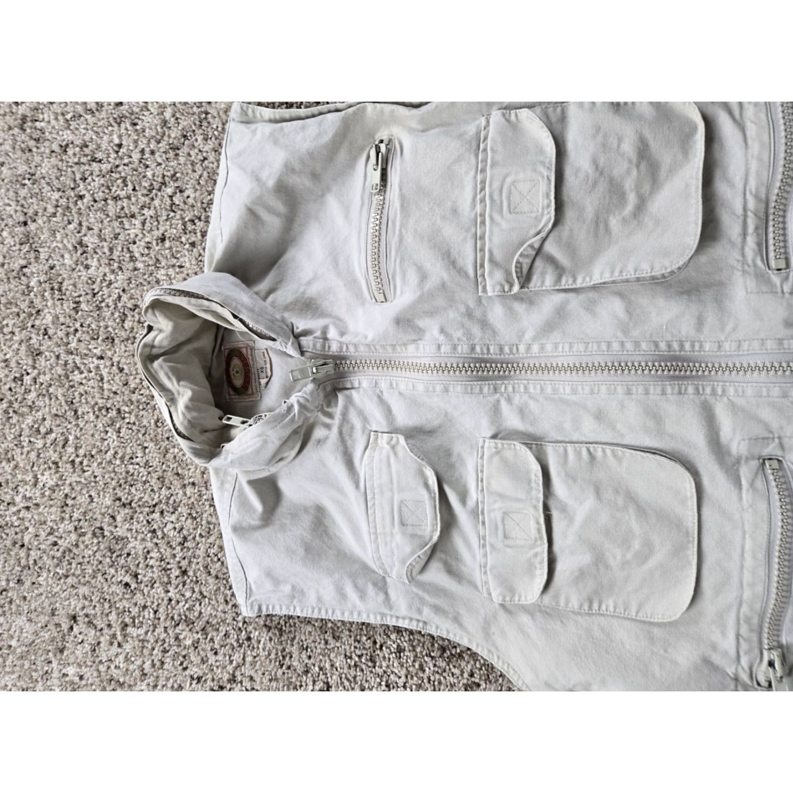 Banana Republic VINTAGE Banana Republic Safari Vest Mens XS Beige Multi Pocket Photographer 90s Size US XS / EU 42 / 0 - 3 Thumbnail