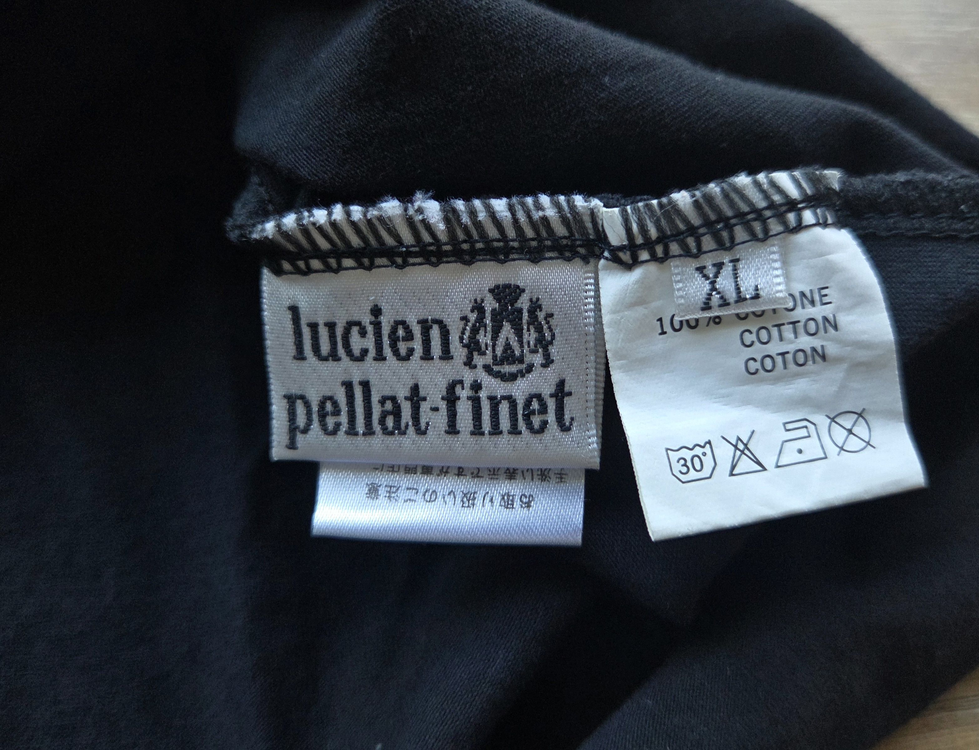Lucien Pellat-Finet Vintage Lucien Pellat Finet Brand Raw Edge Punk Grunge Shirt Size XL / US 12-14 / IT 48-50 - 3 Thumbnail