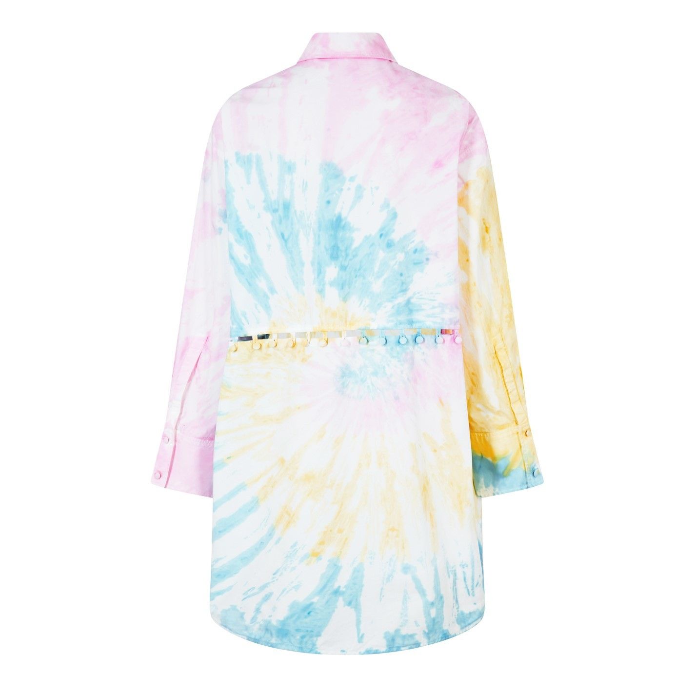 Palm Angels o1g2r1mq0325 Tie Dye Shirt in Multicolor Size S / US 4 / IT 40 - 2 Thumbnail