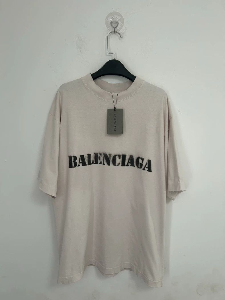 Balenciaga Balenciaga SS24 Lettered Short Sleeve T-Shirt-dmc Size US XS / EU 42 / 0 - 1 Thumbnail