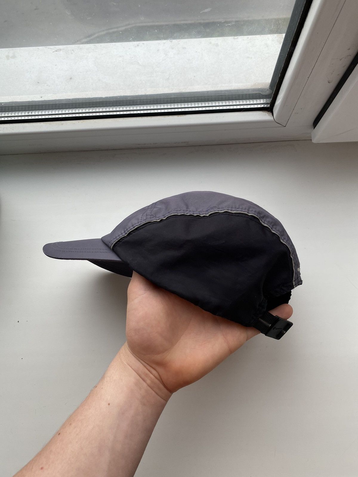 Nike × Vintage Vintage Nike Alpha Project 3M Running 5 Panel Hat Size ONE SIZE - 10 Thumbnail