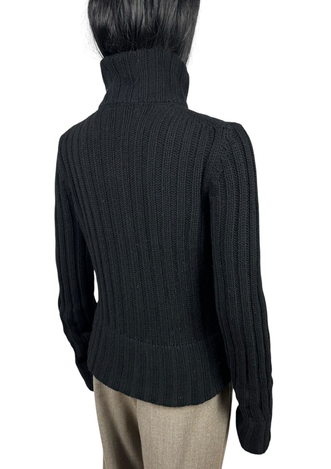 Designer Manrico Italy Knit Cashmere Full-Zip Sweater size 40 Size S / US 4 / IT 40 - 8 Thumbnail