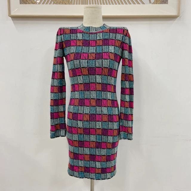 Chanel Chanel Plaid dress Size XS / US 0-2 / IT 36-38 - 3 Thumbnail