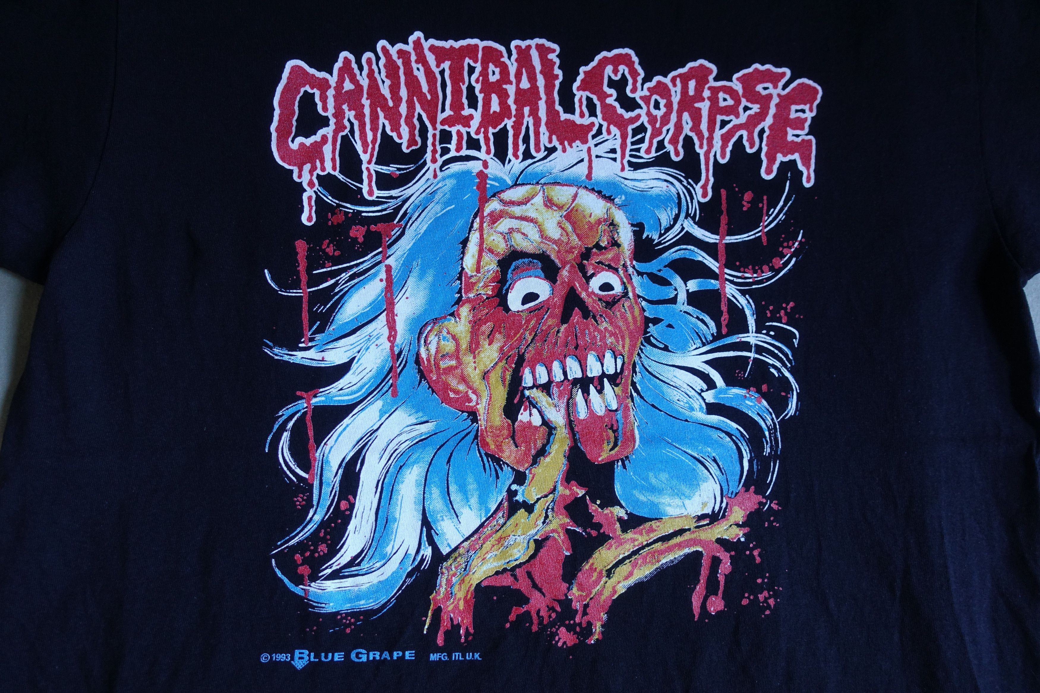 Band Tees Cannibal Corpse "Eaten back to life" reprint T-Shirt bootleg Size US L / EU 52-54 / 3 - 2 Thumbnail
