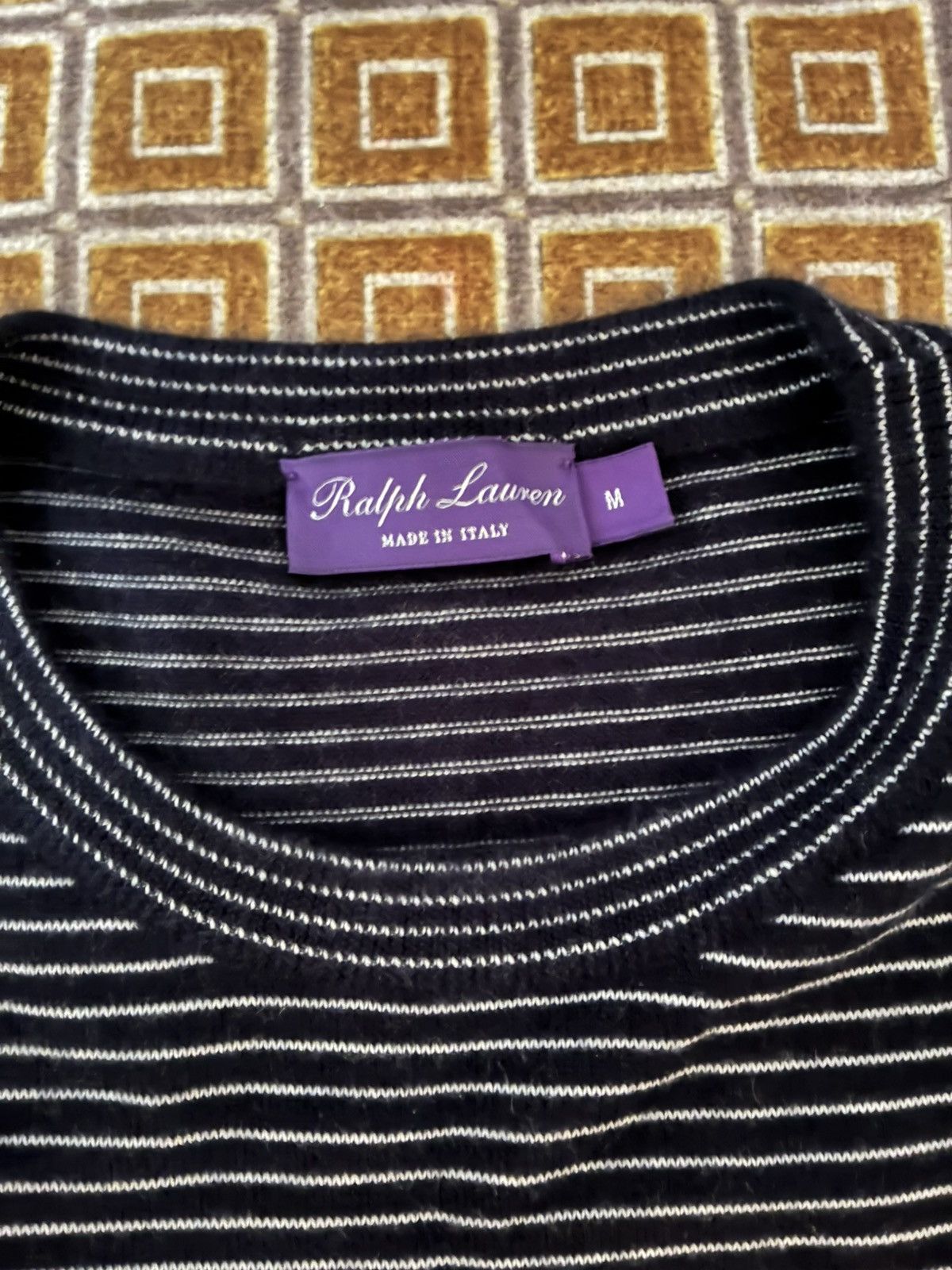 Ralph Lauren Men's Ralph Lauren Purple Label Cashmere Sweater (Medium) Size US M / EU 48-50 / 2 - 2 Thumbnail