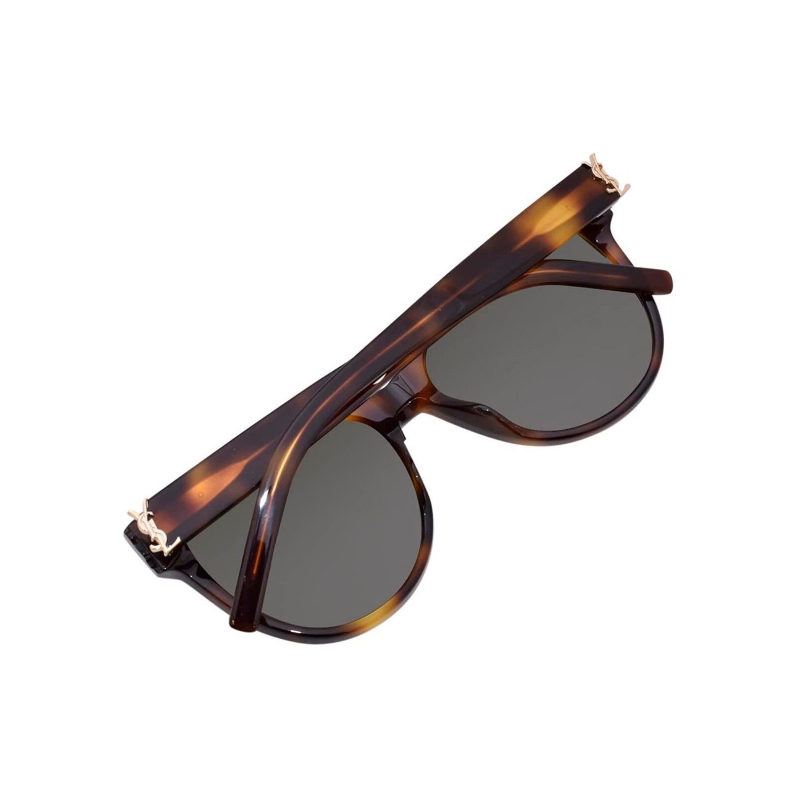 Yves Saint Laurent Saint Laurent Cat Eye Sunglasses Tortoise Smoke Lens SLM105 Size ONE SIZE - 6 Thumbnail