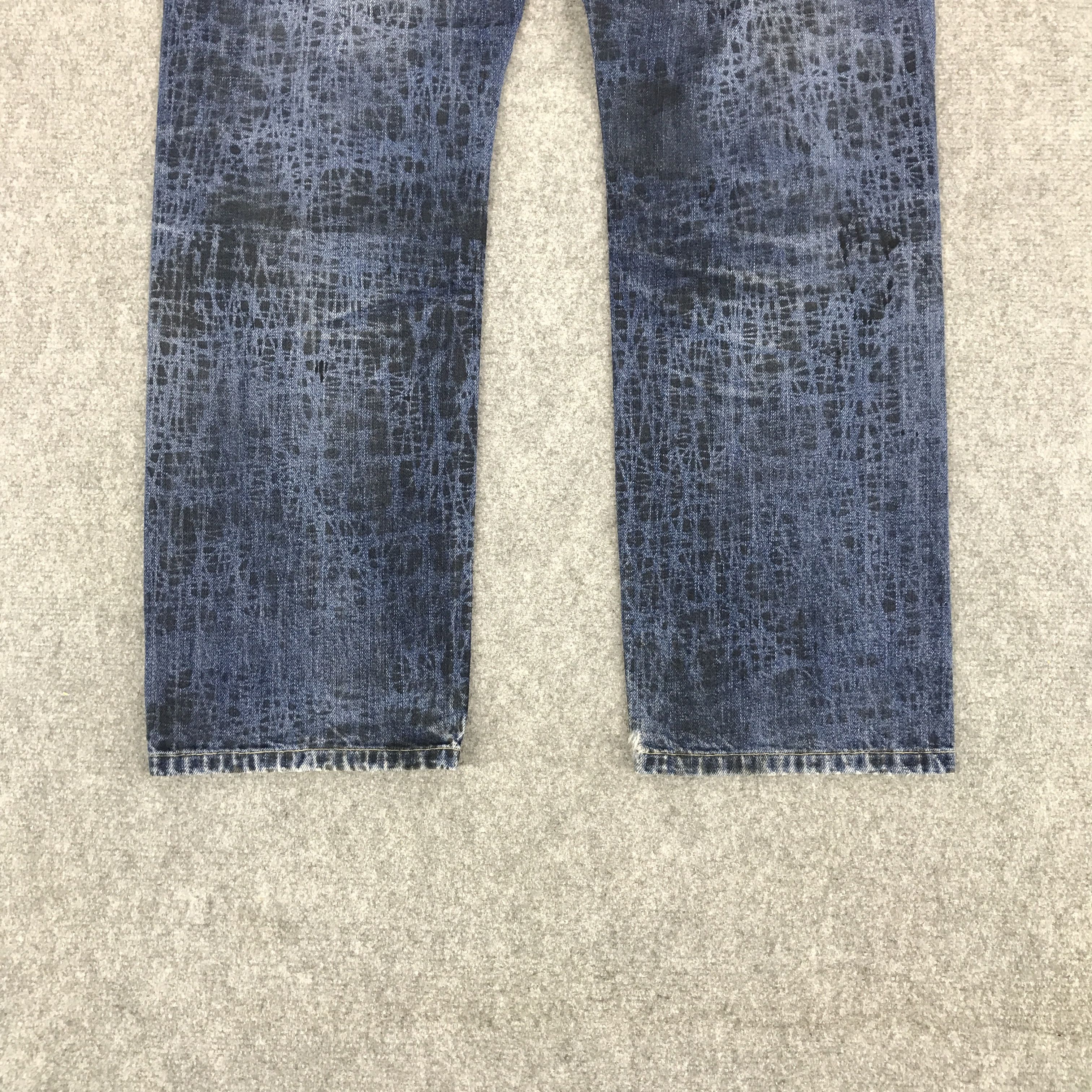 Japanese Brand × Jun Takahashi × Uniqlo JAPAN PUNK STYLE UNIQLO JEANS DENIM PANTS Size US 35 - 6 Thumbnail