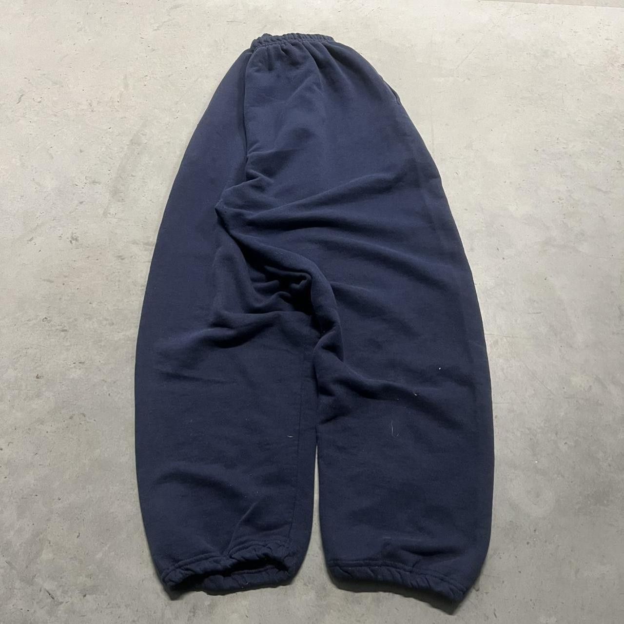 Vintage Vintage Y2K/2000s Navy blue Baggy fit Sweatpants ! Size US 32 / EU 48 - 4 Thumbnail