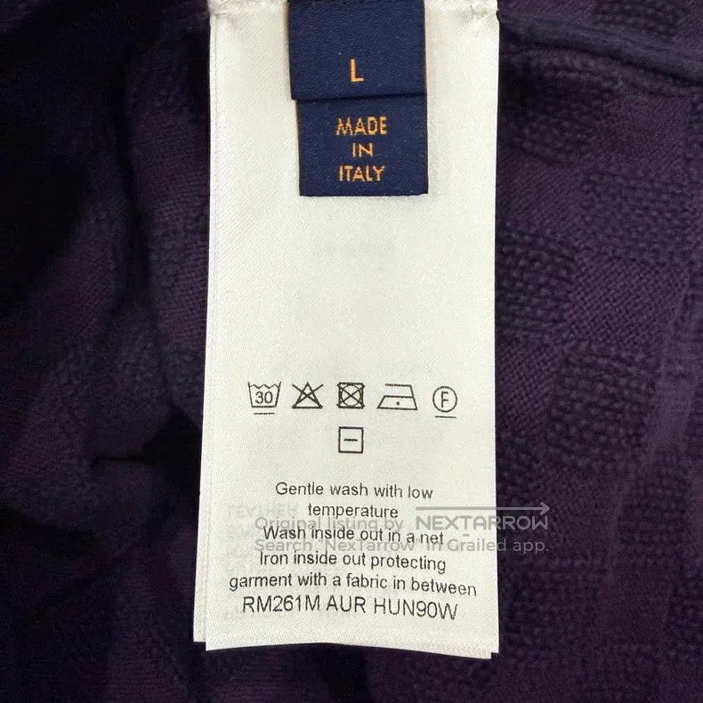 Louis Vuitton Louis Vuitton Checkerboard cotton crewneck embroidered jac Size US L / EU 52-54 / 3 - 4 Thumbnail