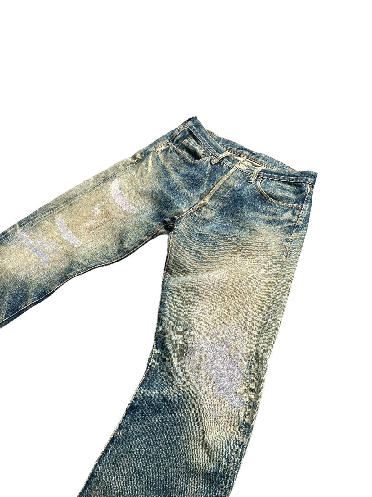 Denime Vintage Denime Selvedge Distresed Denim Size US 30 / EU 46 - 3 Thumbnail