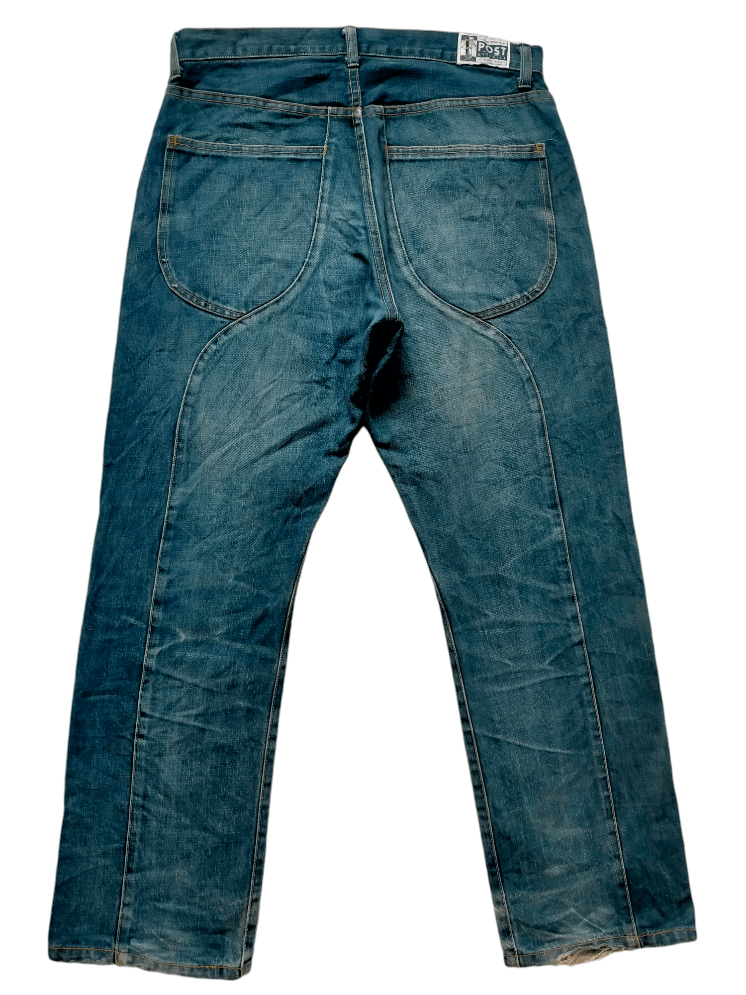 Post Overalls Made in japan Post Overlls Denim Jeans Size US 32 / EU 48 - 2 Thumbnail