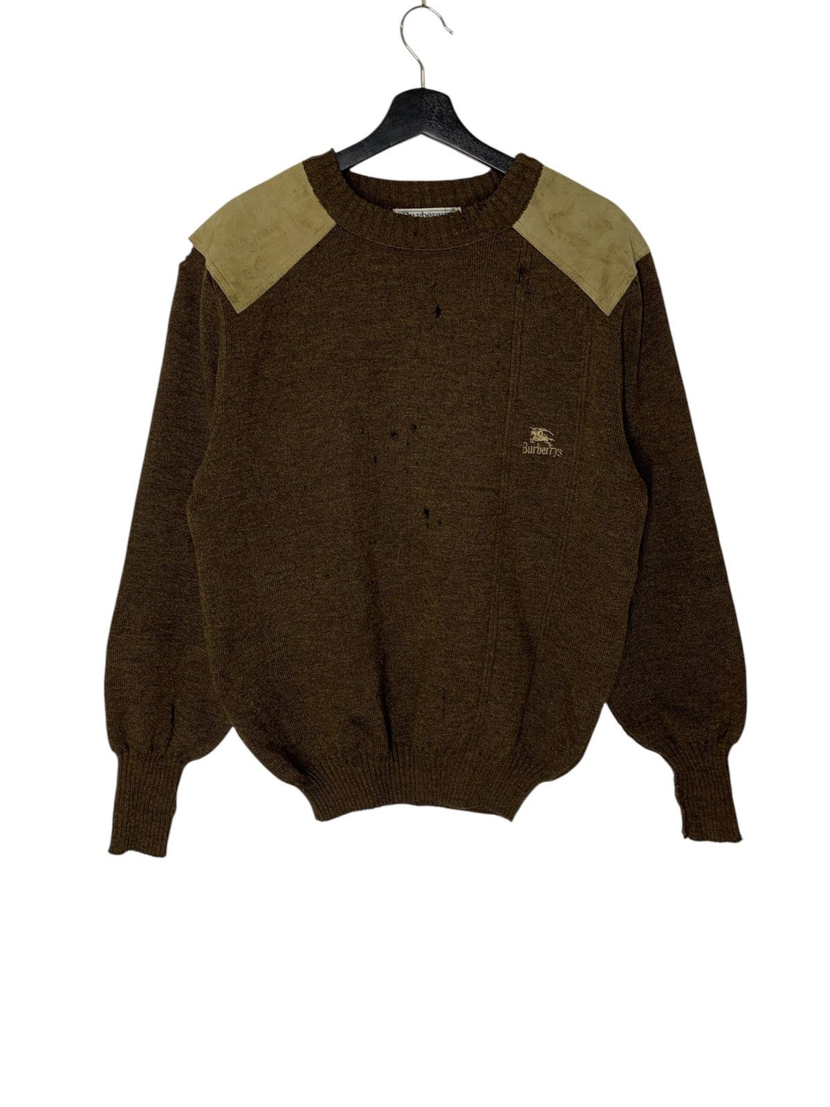 Burberry Prorsum Vintage Burberry’s Made In England Bullet Distress Knitted Size US M / EU 48-50 / 2 - 1 Thumbnail