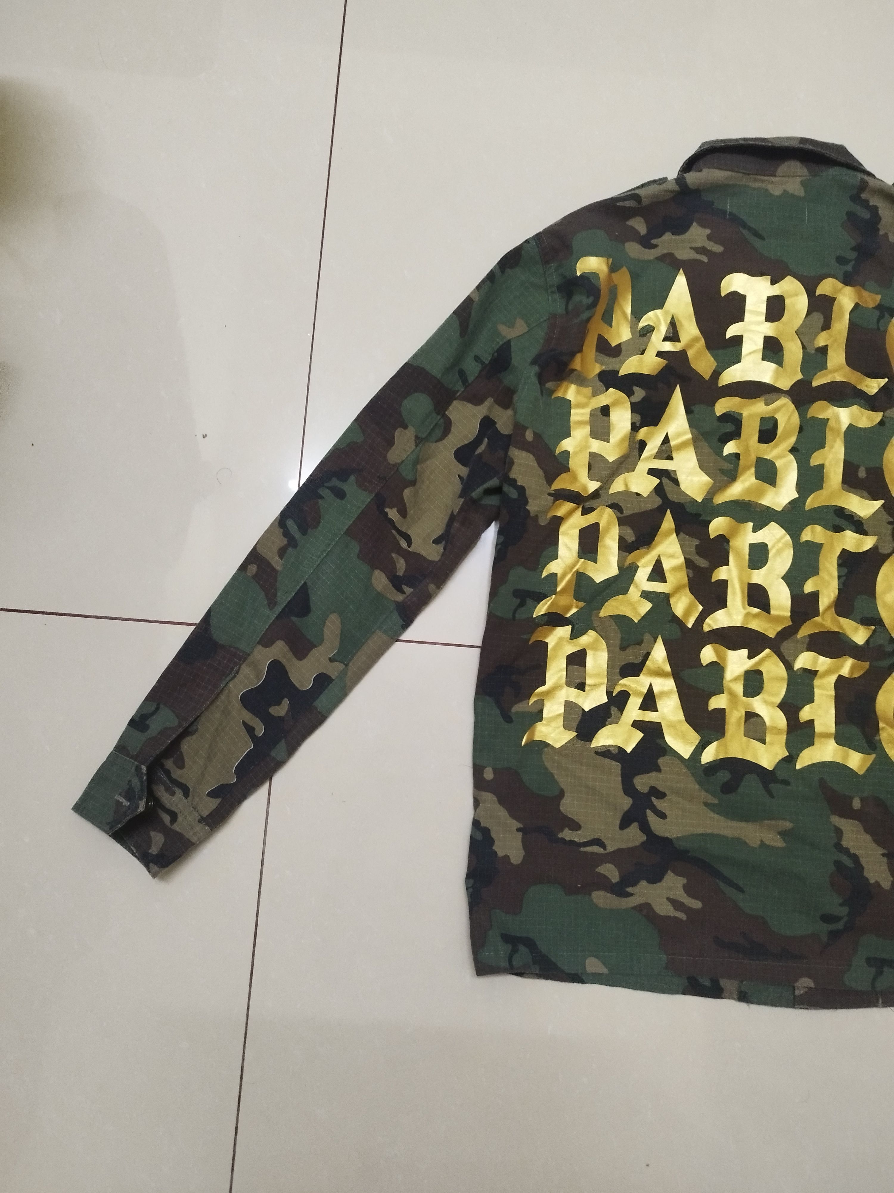 Yeezy Kanye West Pablo Green Military Jacket Size US L / EU 52-54 / 3 - 2 Thumbnail