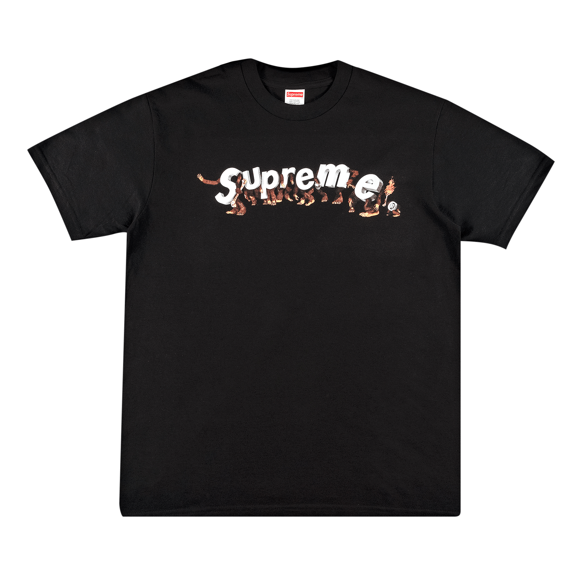 image of Supreme Apes Tee Black, Men's (Size Large)