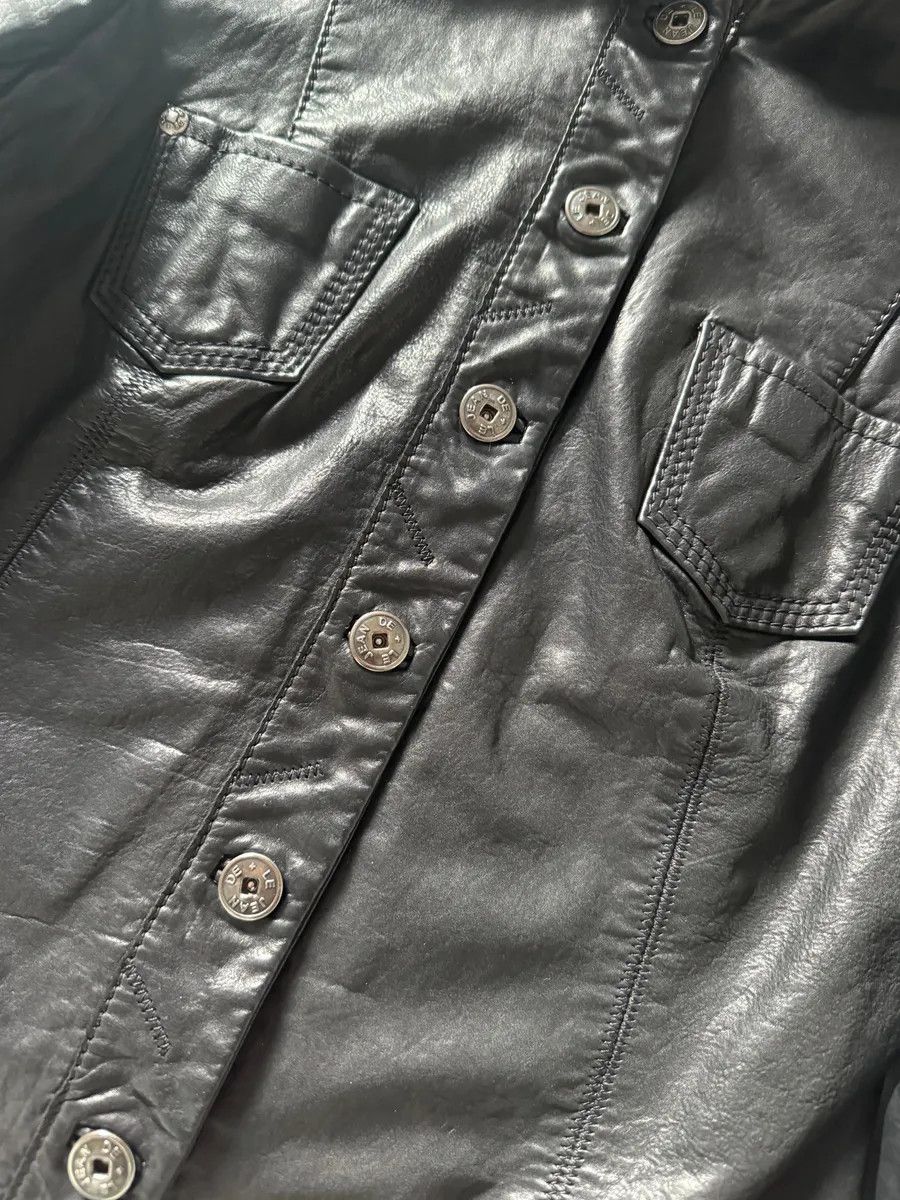 Designer × Marithe + Francois Girbaud × Vintage SS2013 Marithé + François Girbaud Calfwax Black Shadow Jacket Size S / US 4 / IT 40 - 10 Thumbnail
