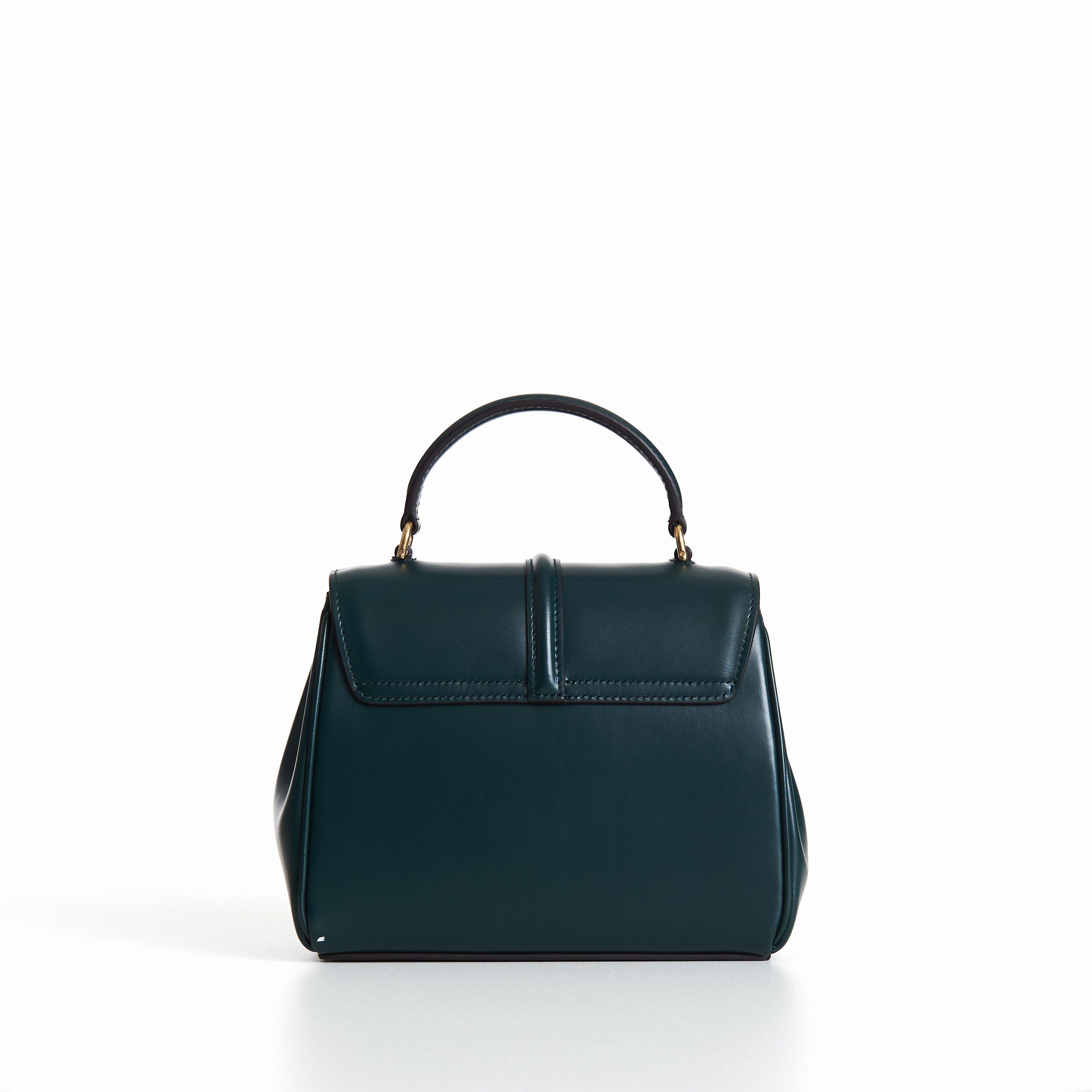 Celine Mini 16 In Amazone Green Satinated Calfskin Size ONE SIZE - 5 Thumbnail