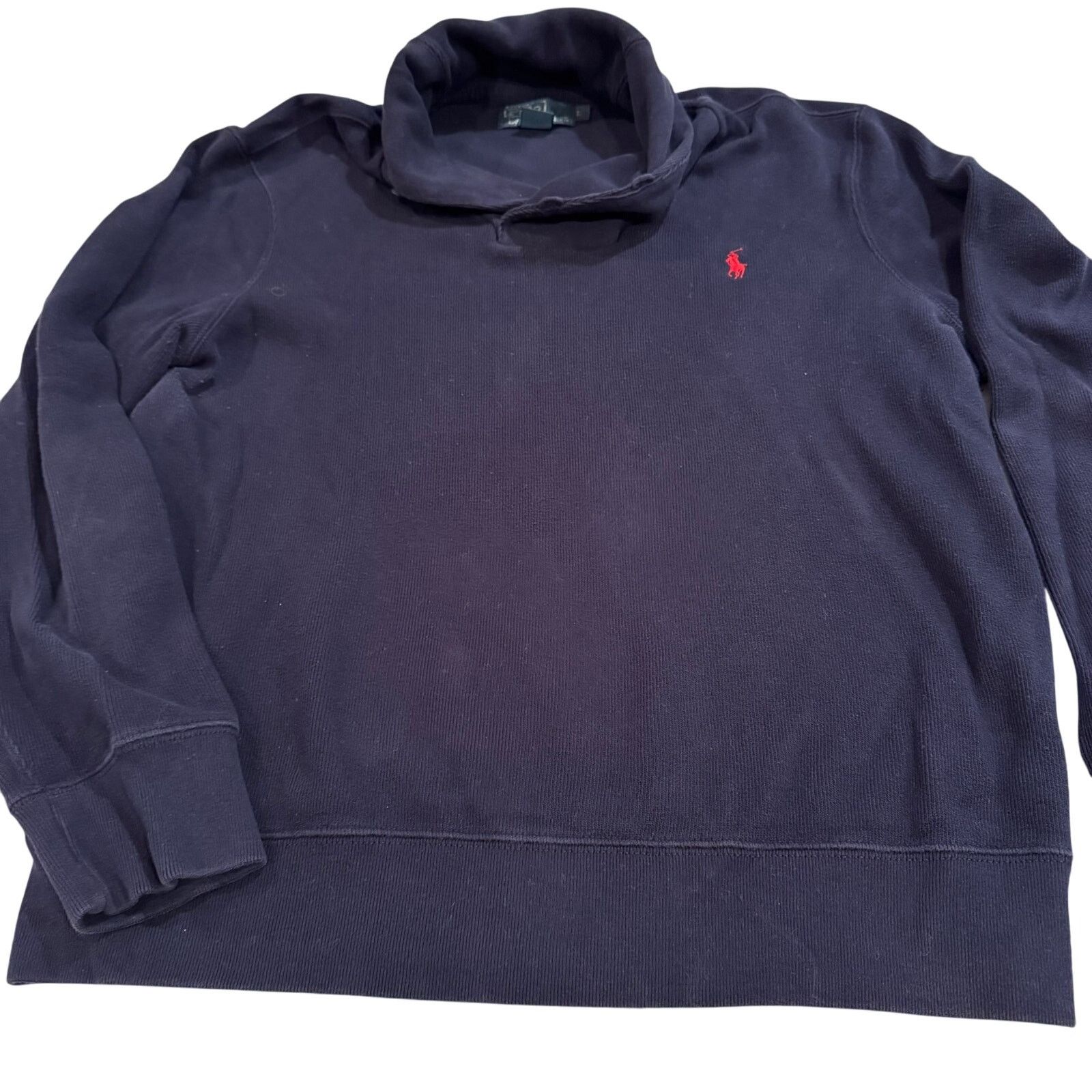 Polo Ralph Lauren Vintage Polo Ralph Lauren Blue Turtleneck - Size Large Size US L / EU 52-54 / 3 - 2 Thumbnail